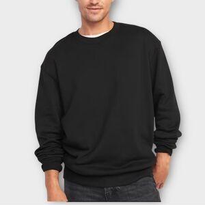 NWT OLD NAVY Rotation Crew-Neck Sweatshirt Men’s Black XLT